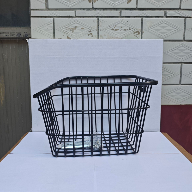 Zadnja košara za bicikl, željezna, unisex, na skladištu, dodatak za torbe za bicikl