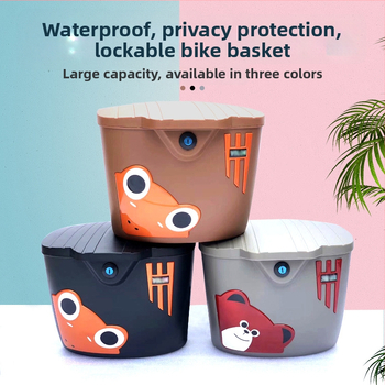 Košík na elektrický bicykel, plastový, Urban Mantis