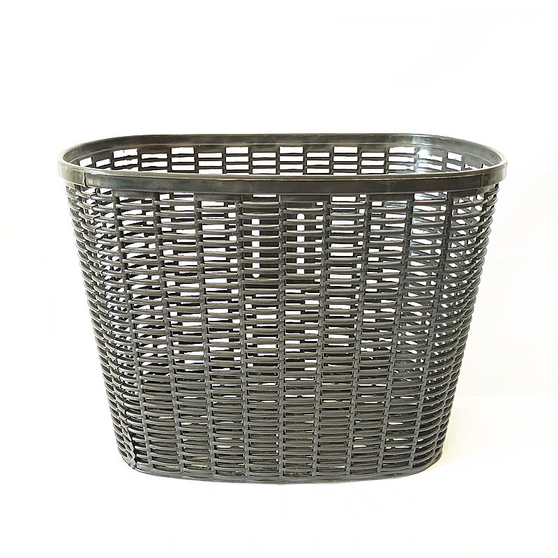 Retro prednja košara za bicikl, vodootporna i otporna na hrđu, plastična košarica s dubokim dizajnom
