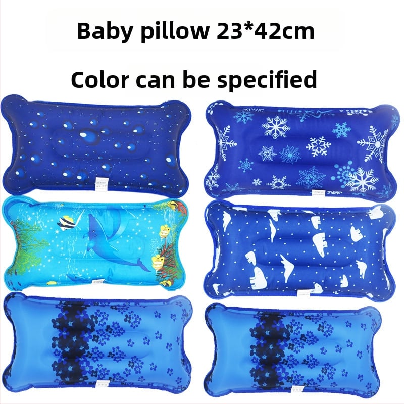 Ледена възглавница с PVC плат и пълнеж от ледени кристали за охлаждане и предпазване от прегряване; универсално приложение, персонализиране.