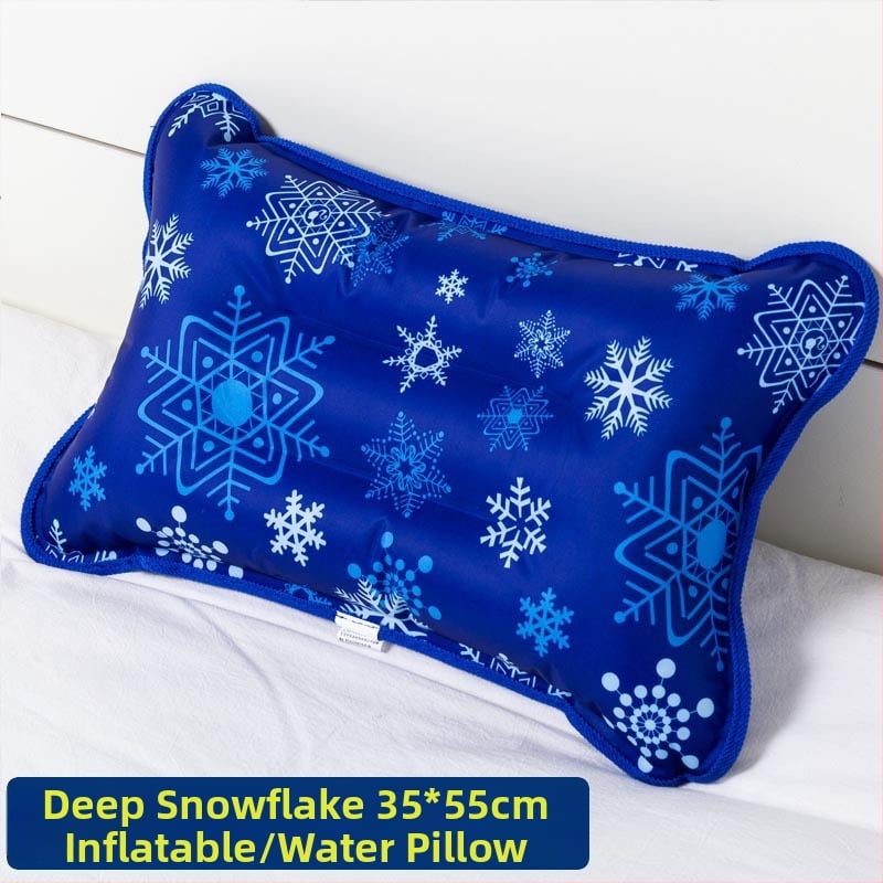 Ледена възглавница с PVC плат и пълнеж от ледени кристали за охлаждане и предпазване от прегряване; универсално приложение, персонализиране.