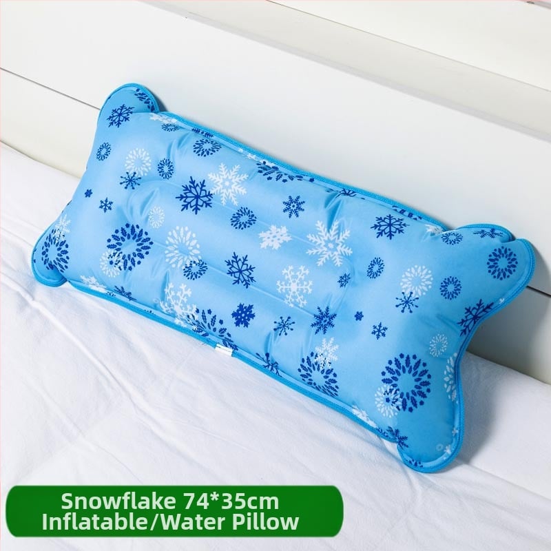 Ледена възглавница с PVC плат и пълнеж от ледени кристали за охлаждане и предпазване от прегряване; универсално приложение, персонализиране.