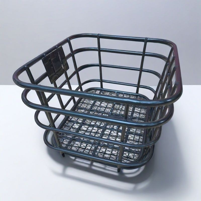 Κάλαθι ποδηλάτου για μπροστινή σχάρα, από σίδηρο, συμβατό με ποδήλατα μεταβλητής ταχύτητας, ποδηλάτα βουνού, πόλης και περιήγησης