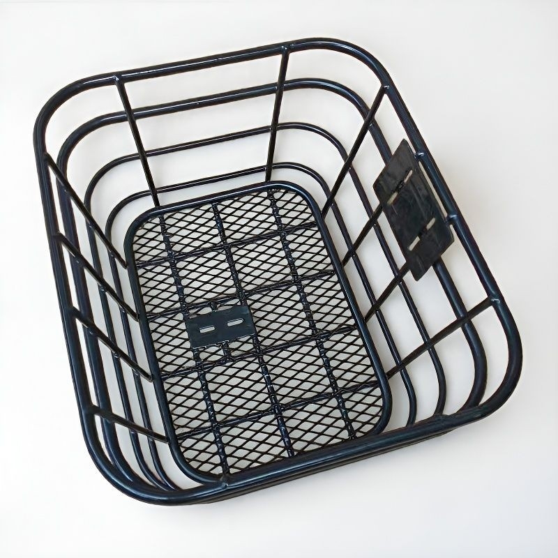 Κάλαθι ποδηλάτου για μπροστινή σχάρα, από σίδηρο, συμβατό με ποδήλατα μεταβλητής ταχύτητας, ποδηλάτα βουνού, πόλης και περιήγησης