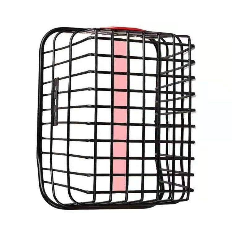 Οπίσθιο καλάθι ποδηλάτου, μεταλλικής κατασκευής, συμβατό με σακίδια