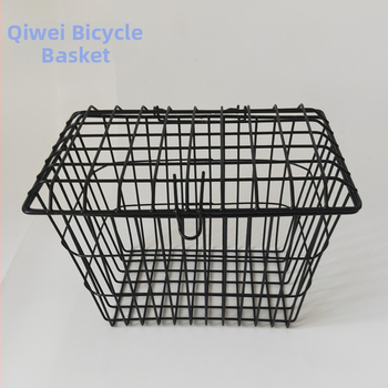 Železný košík na bicykel pre zadný nosič