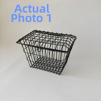 Železný košík na bicykel pre zadný nosič