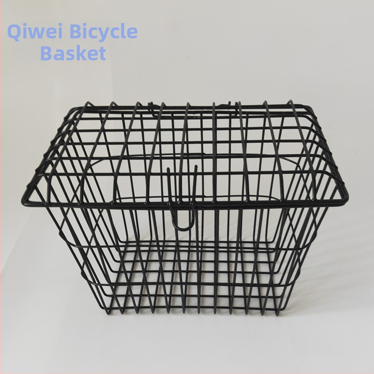 Železný košík na bicykel pre zadný nosič