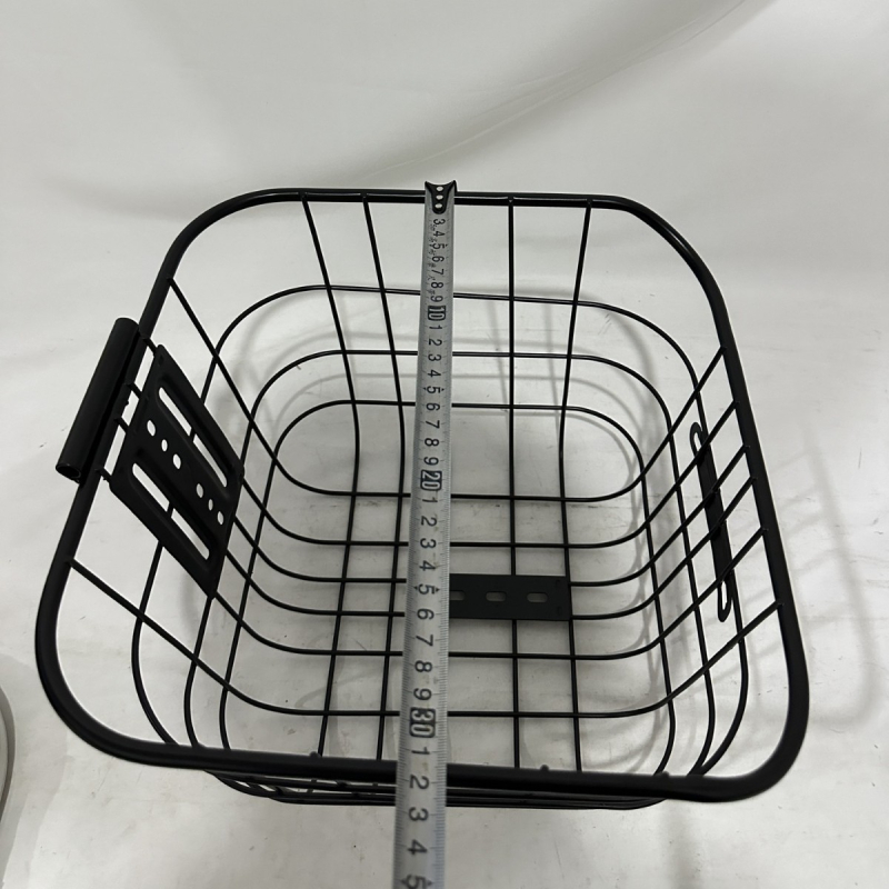 Μπροστινό καλάθι ηλεκτρικού ποδηλάτου με θήκη μεταφοράς κατοικίδιου, σιδερένιος σκελετός