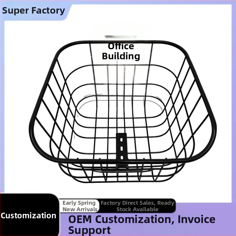 Predný košík na elektrické bicykle, pre prepravu domácich miláčikov, železná konštrukcia