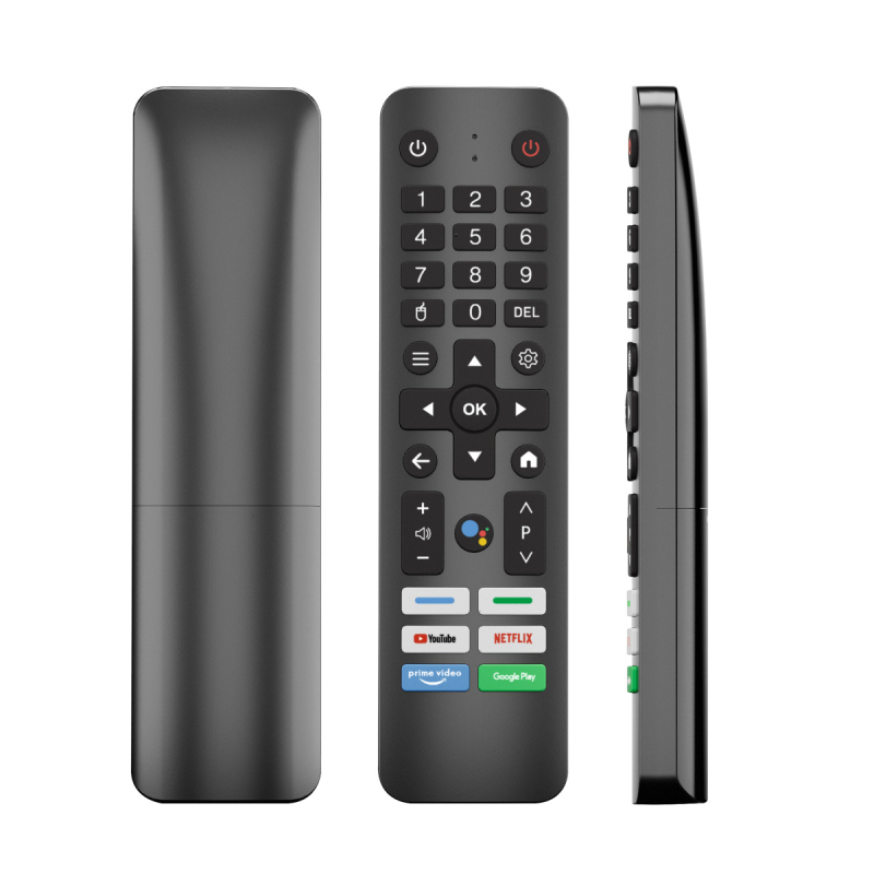 G34A/G34B Bluetooth hlasové diaľkové ovládanie s IR, dosah 10 m, pre set-top boxy, projektory a TV; kompatibilné s Android, iOS, Windows