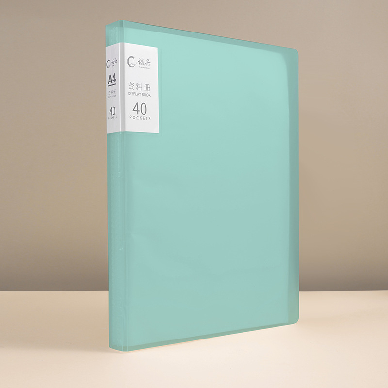 PP átlátszó beillesztő mappa A3 információs füzethez, 20–30 oldal, külső panel 0,8 mm, belső oldal 0,035 mm