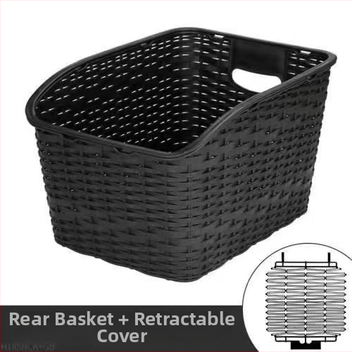 Zadný košík na bicykel (materiál: Iný; značka: Iná; importované: Nie)