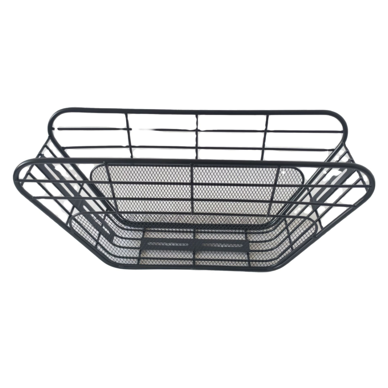 Košík na motocykel so stredným uchytením, železná konštrukcia, veľká kapacita, 16 kusov v krabici