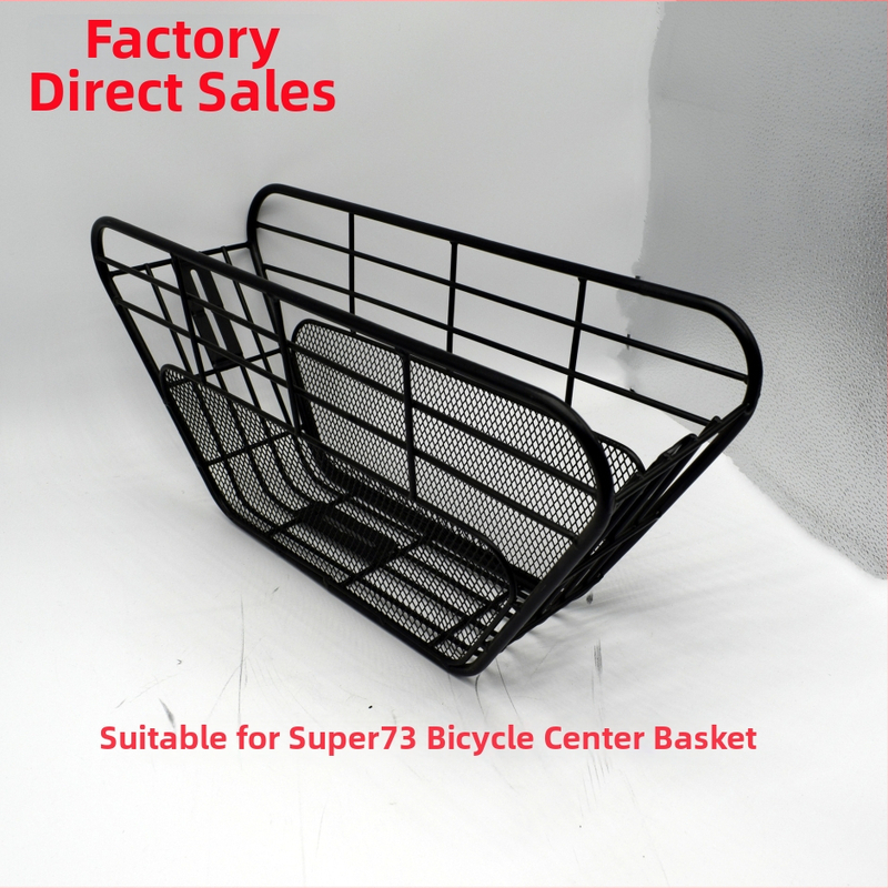 Košík na motocykel so stredným uchytením, železná konštrukcia, veľká kapacita, 16 kusov v krabici