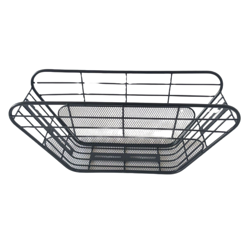 Košík na motocykel so stredným uchytením, železná konštrukcia, veľká kapacita, 16 kusov v krabici