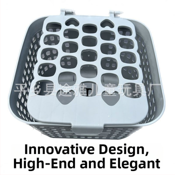 Predný košík pre elektrické vozidlo, s veľkou sieťou a krytom, čierny