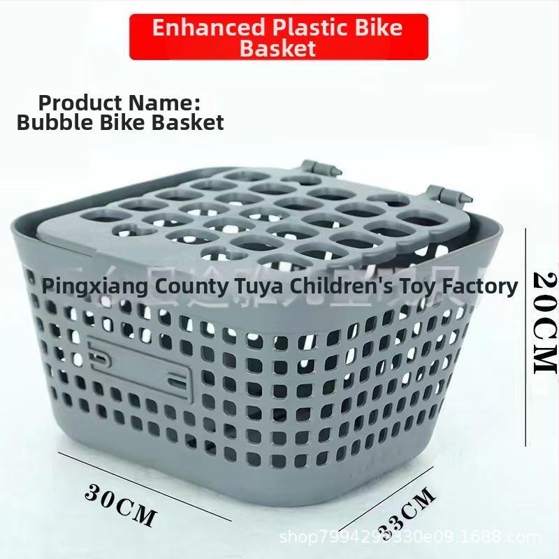 Predný košík pre elektrické vozidlo, s veľkou sieťou a krytom, čierny