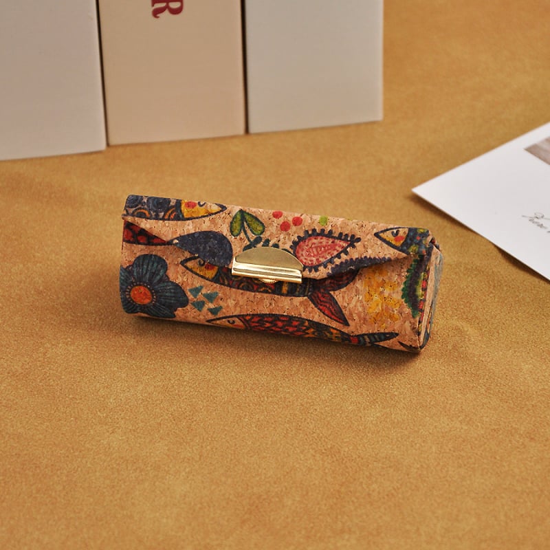 Ξύλινο αναδιπλούμενο κουτί για κραγιόν με καθρέφτη, προστασία από σκόνη, χωρητικότητα 0,5 λίτρα