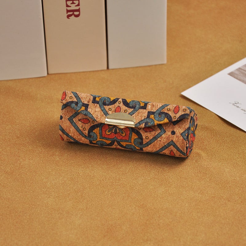 Ξύλινο αναδιπλούμενο κουτί για κραγιόν με καθρέφτη, προστασία από σκόνη, χωρητικότητα 0,5 λίτρα