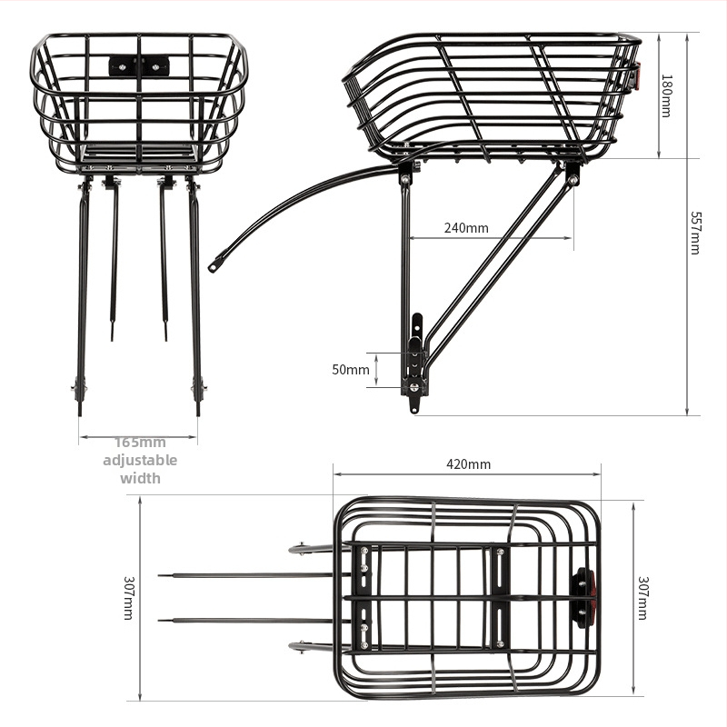 Košík na bicykel, hliníková zliatina, Značka: Iná