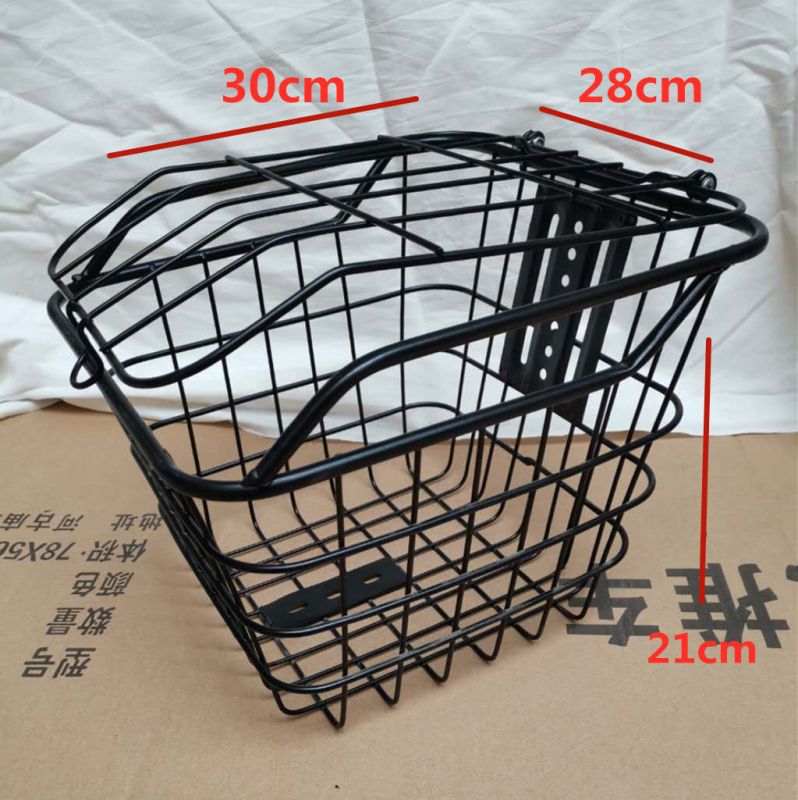 Κάλαθι μπροστινό για ηλεκτρικό ποδήλατο, από σίδηρο, 770 g, μάρκα Hanli, αξεσουάρ ποδηλάτου