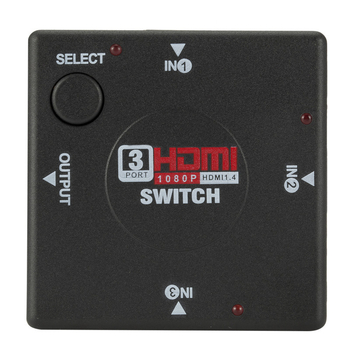 Grwibeou HDMI prekidač, 3-u-1 izlaz, 4K rezolucija