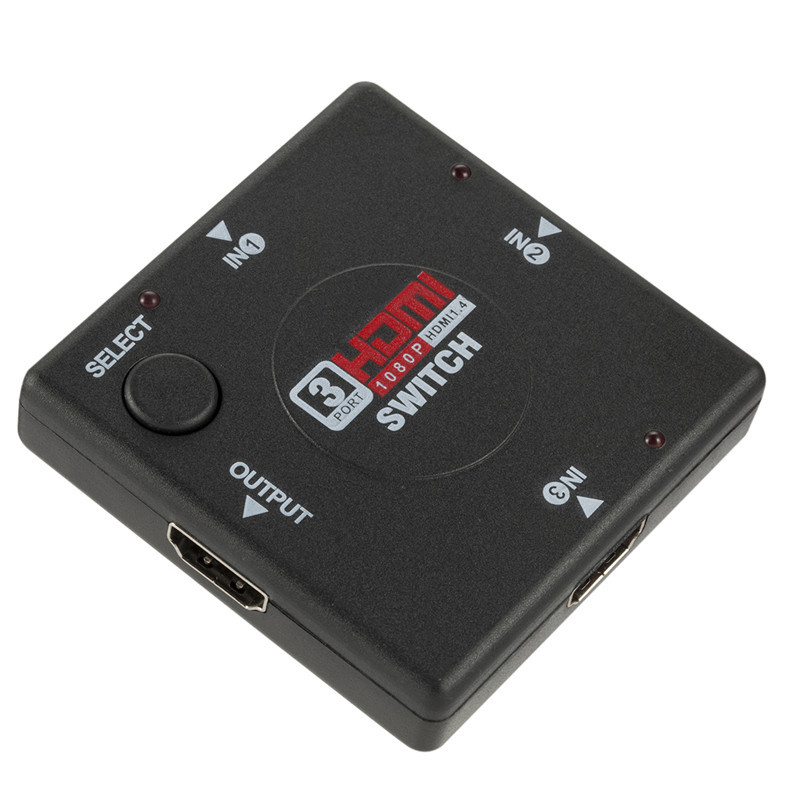 Grwibeou HDMI prekidač, 3-u-1 izlaz, 4K rezolucija