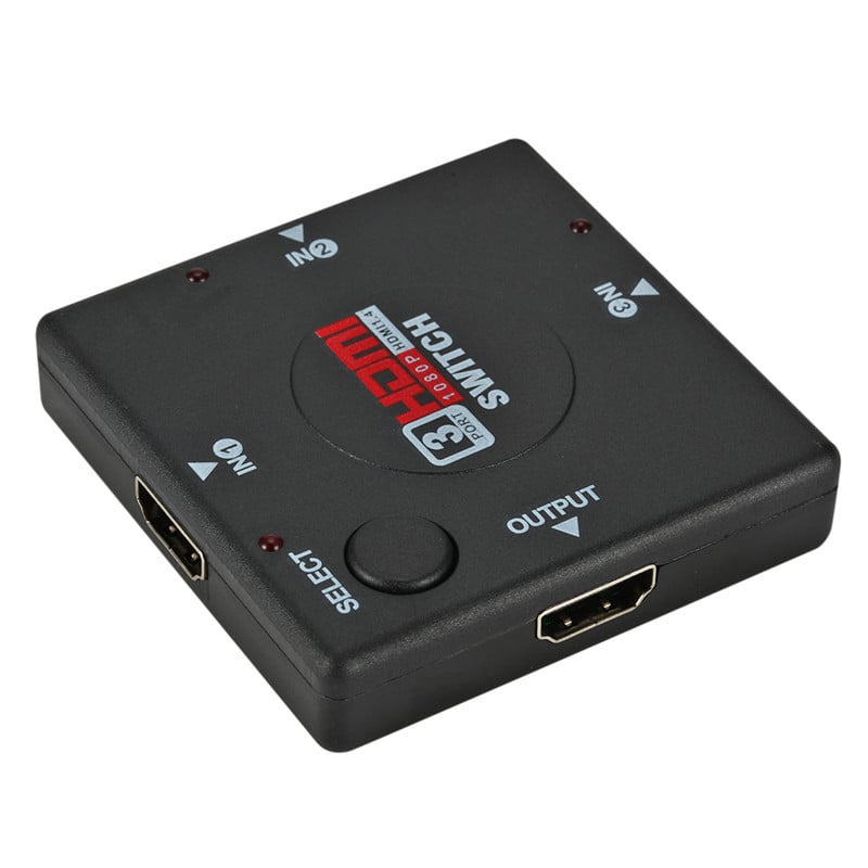 Grwibeou HDMI prekidač, 3-u-1 izlaz, 4K rezolucija