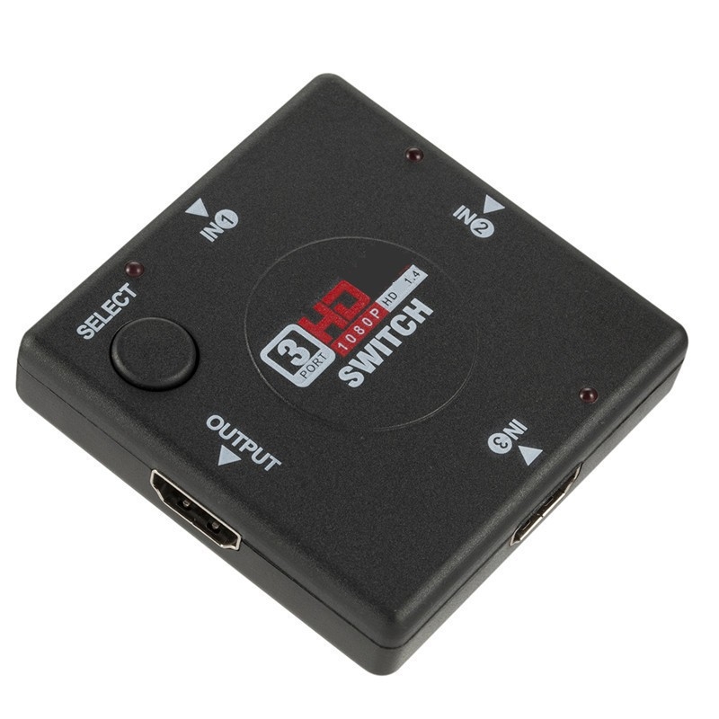 Grwibeou HDMI prekidač, 3-u-1 izlaz, 4K rezolucija