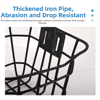 Detský predný košík na bicykel, kovový, Yitong, Špecifikácia 1