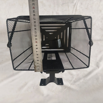 Καλάθι ποδηλάτου από μεταλλικό πλέγμα, αποσπώμενο και φορητό, προσαρμόσιμο