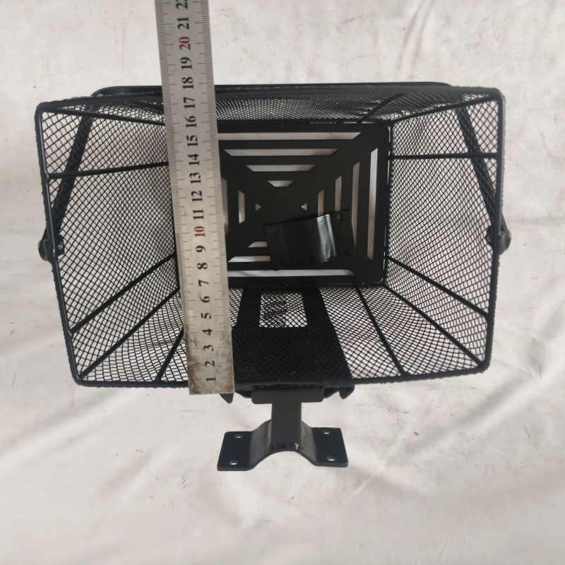 Καλάθι ποδηλάτου από μεταλλικό πλέγμα, αποσπώμενο και φορητό, προσαρμόσιμο