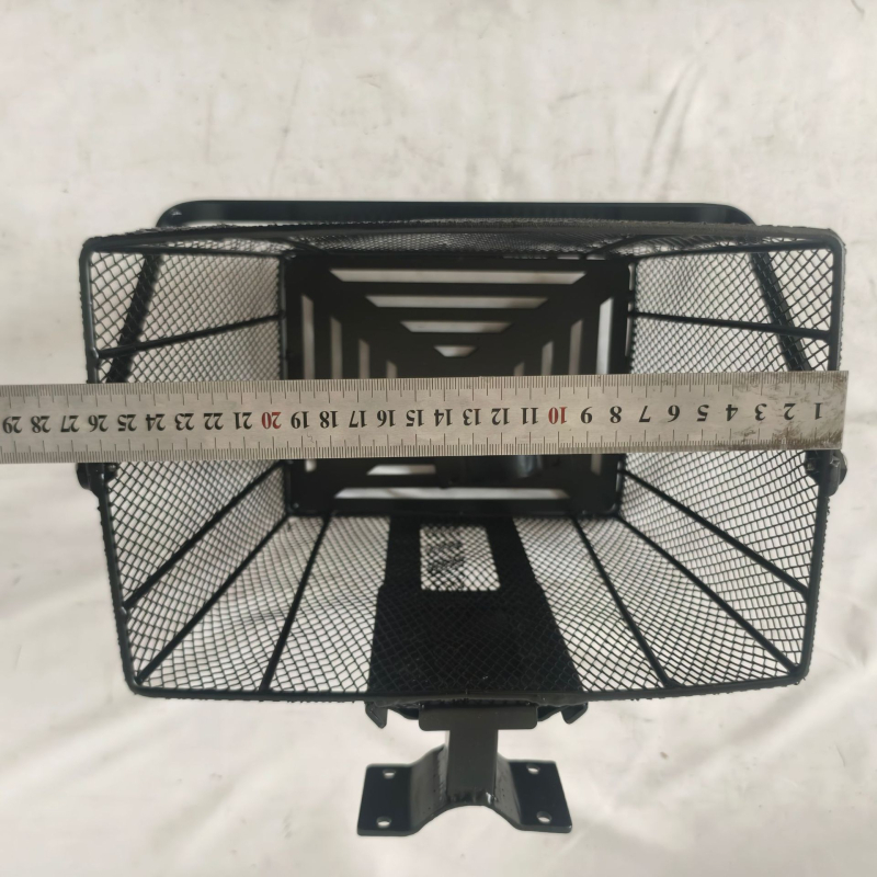 Καλάθι ποδηλάτου από μεταλλικό πλέγμα, αποσπώμενο και φορητό, προσαρμόσιμο