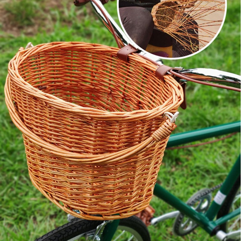 Košara za bicikl od ratana, Willow stil, model 654, Finger Willow, za voće i povrće