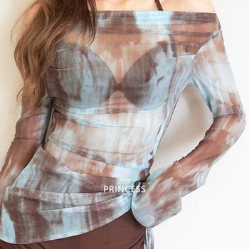 Ženski bikini set od tri komada, visok struk, jastučići za grudi, poliester 80% (podstava 20%), težina 220 g