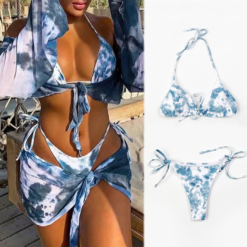 Ženski bikini kupaći kostim za odrasle, bez leđa, brzo sušeći poliester, uz podršku za prsa i čeličnu potporu, težina 180 g/m²