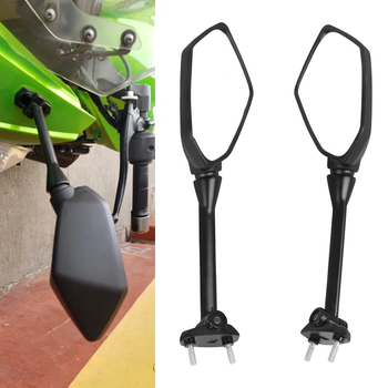 Καθρέφτης μοτοσικλέτας Kawasaki Ninja 650R / ER-6F / Z1000SX (2009–2015): αλουμινένιος άξονας και πλαστικό περίβλημα; μοντέλο 397; υψηλή αντοχή σε κραδασμούς