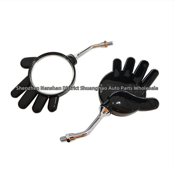 SH-2699 Задно огледало за превозно средство, сферично огледало, пластмасов корпус, хромирано огледало