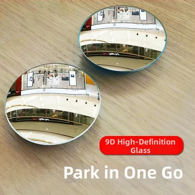 Задно огледало за кола – 360° регулиране, универсално безрамково стъклено огледало за слепи зони