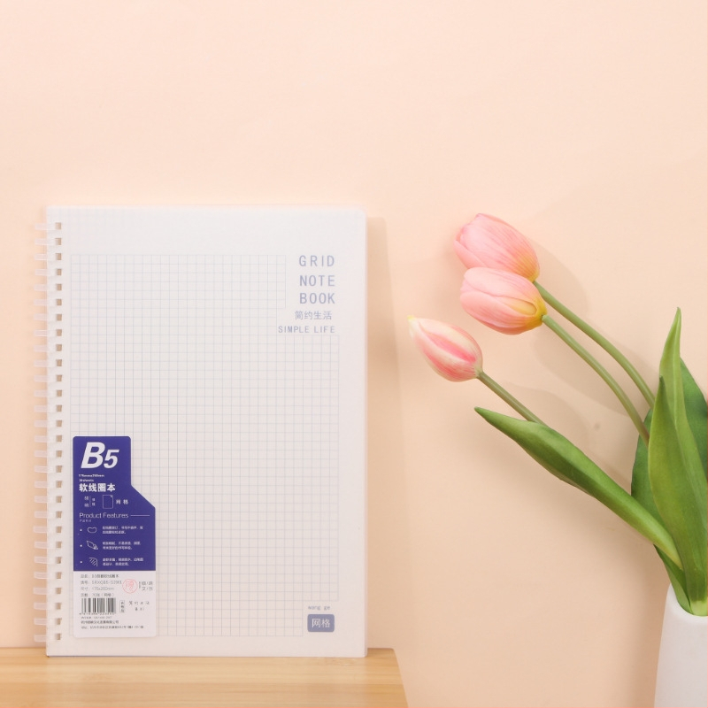 Bilježnica s PP koricom, spiralno uvezi, 70 stranica, Dowling papir 70gsm