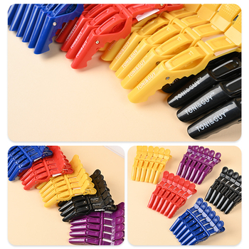 Mingxia крокодилска щипка за коса за разделяне на кичури, пластмасова, универсална употреба