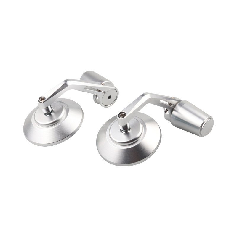 Vespa κυκλικός καθρέπτης τιμονιού, CNC κράμα αλουμινίου, περίβλημα από αλουμίνιο, εγκατάσταση ορθοδοντική, για μετακινήσεις