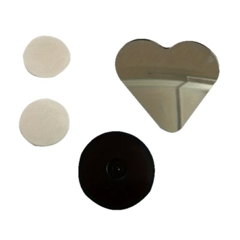 Szív alakú, állítható visszapillantó tükör autóhoz, holttér- és széles látómezővel – segédtükör