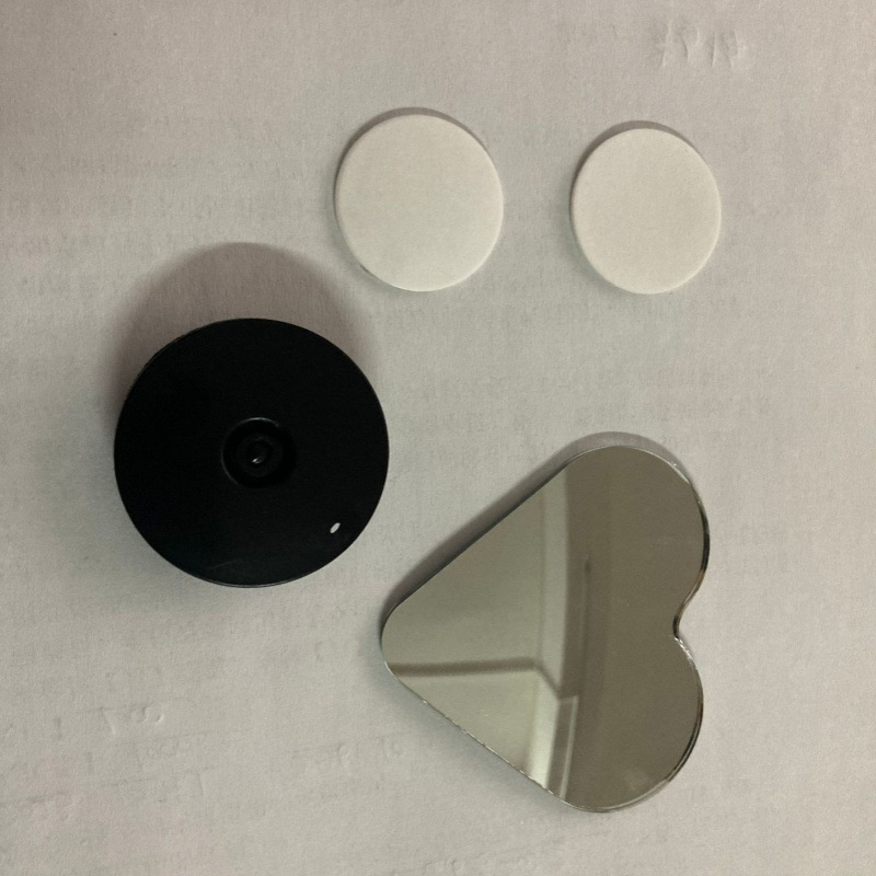 Szív alakú, állítható visszapillantó tükör autóhoz, holttér- és széles látómezővel – segédtükör