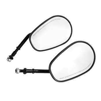 Задно огледало за Harley мотоциклети — конвексно огледало, алуминиев корпус, стъклено огледало, модел 1484, съвместимо с Harley универсална модификация