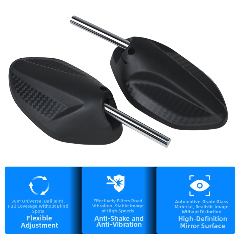 Οπίσθιος κυκλικός καθρέπτης για καθολικό ηλεκτρικό μοτοποδήλατο – ABS, μάρκα Yc