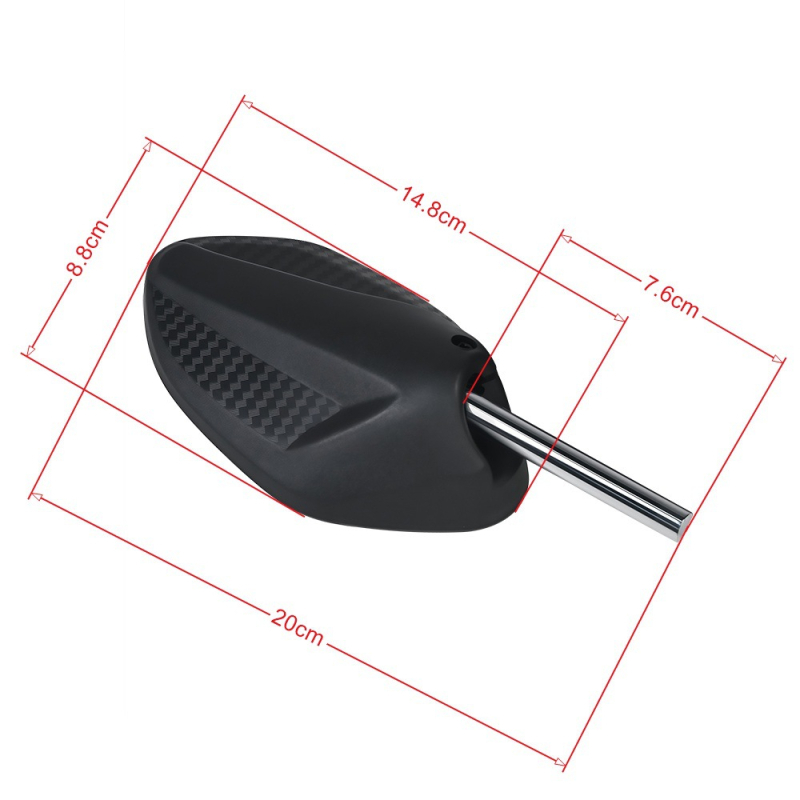 Οπίσθιος κυκλικός καθρέπτης για καθολικό ηλεκτρικό μοτοποδήλατο – ABS, μάρκα Yc