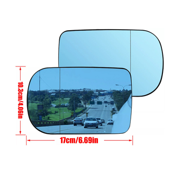 CZPINCHEN Snap-on за BMW 5 Series E39 задно огледало, модел 51168209811/51168209812, стъклено огледало
