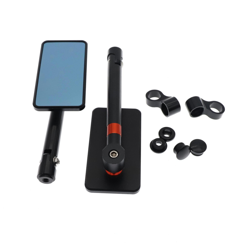 Universal καθρέπτης οπισθοπορείας μοτοσικλέτας, κυκλικό σχήμα, αλουμινένιο περίβλημα, μοντέλο BY-020, εγκατάσταση μπροστά και πίσω